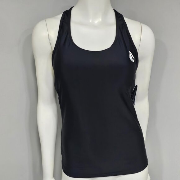 Volcom Simply Core Racerback Tankini Top - Picture 2 of 8